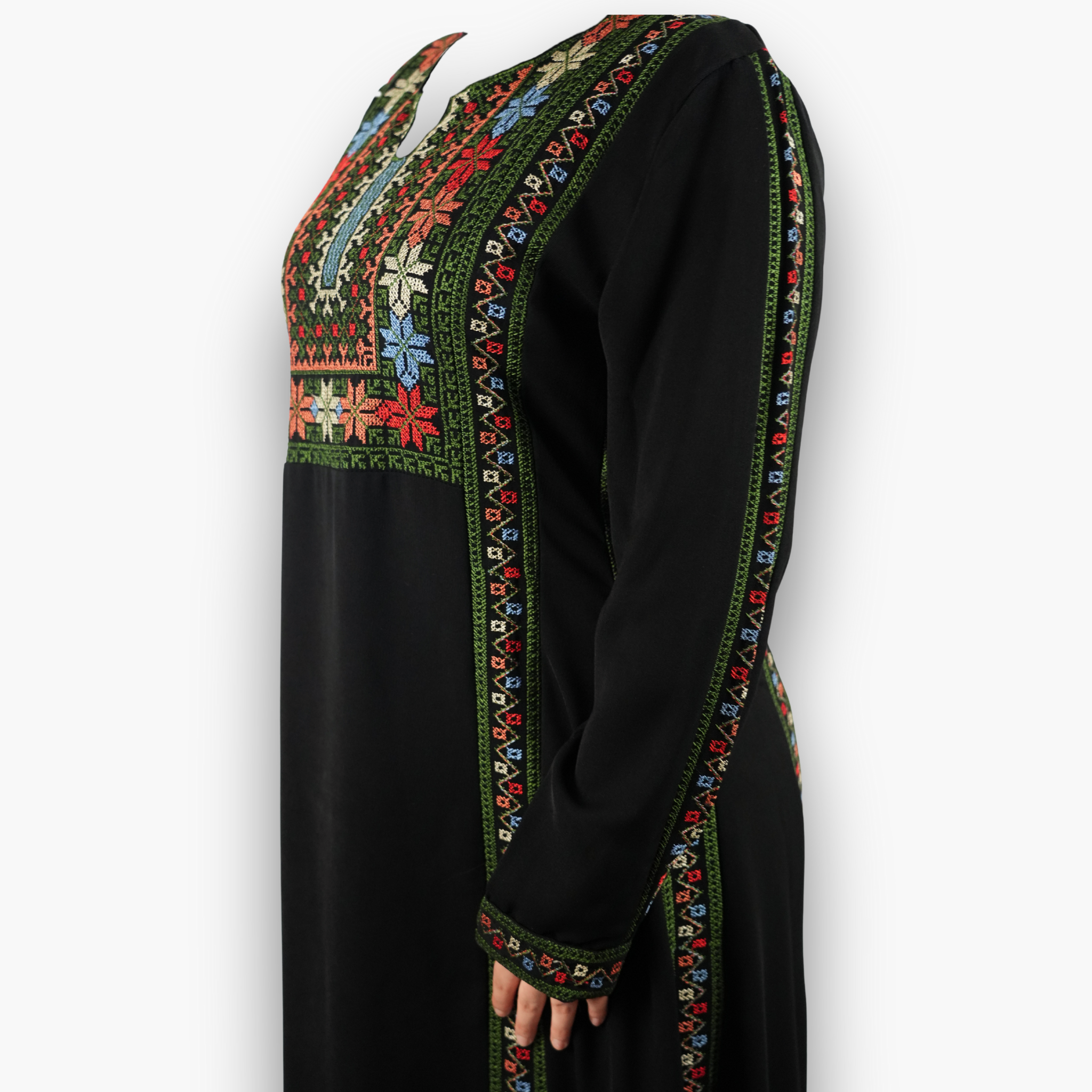 Tatreez Abaya aus Bir Zait